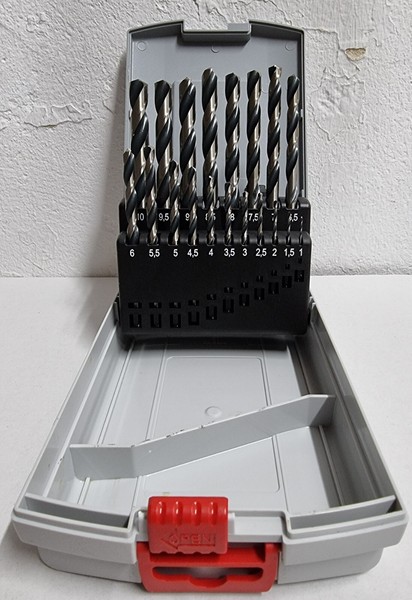 Bosch Metallbohrer Satz Hss Pointeq (19-Tlg, 1-10Mm) Metall-Spiralbohrer Set-image