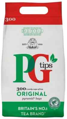 PG Tips Neu Original 300 Teebeutel 870g Schwarzer Tee Schwarztee bag