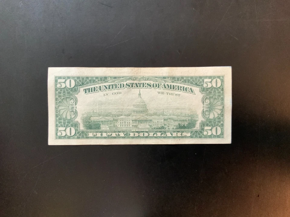 1985 $50 DOLLAR BILL B44988759A - Image 2 of 4