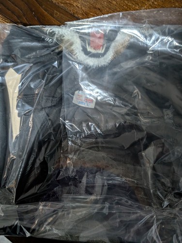 Men's Vintage T-shirt Vest Grim Reaper & Wild Cat DEADSTOCK Size Large Black - Picture 21 of 23