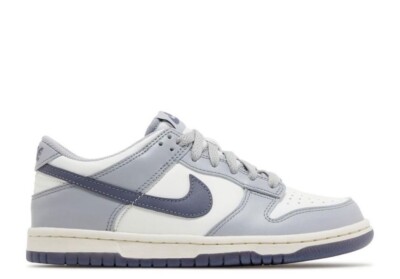 *NEW* NIKE DUNK LOW GS 'PLATINUM TINT LIGHT CARBON' 6.5 