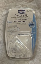 Chicco Natural Fit 0M Soft Silicone Infant Baby Pacifier BPA Free Italy