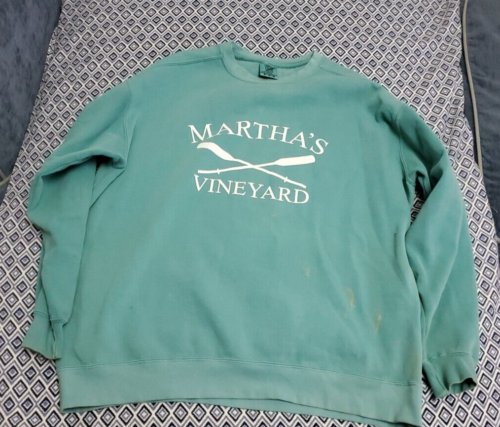  Sweat-shirt à col crevette Martha's Vineyard couleurs vêtement homme XL teint - Photo 1/20