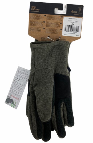 Winter Gloves Sherpa Fleece Green 