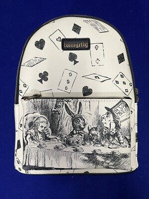 Loungefly Alice in Wonderland Lewis Carroll Book Tea Party Mini