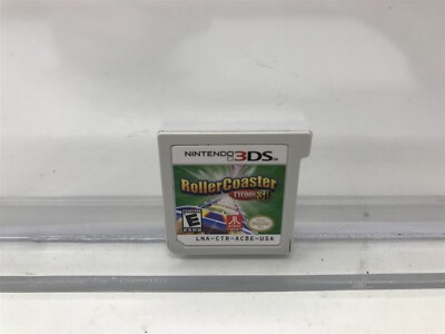 RollerCoaster Tycoon 3D - Nintendo 3DS - Game Cartridge -- Tested :) 