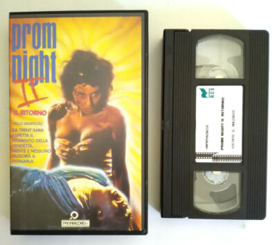 Vhs Prom Night II Die Rückkehr Film Ita Horror Michael Ironside Wendy Lyon (V150)