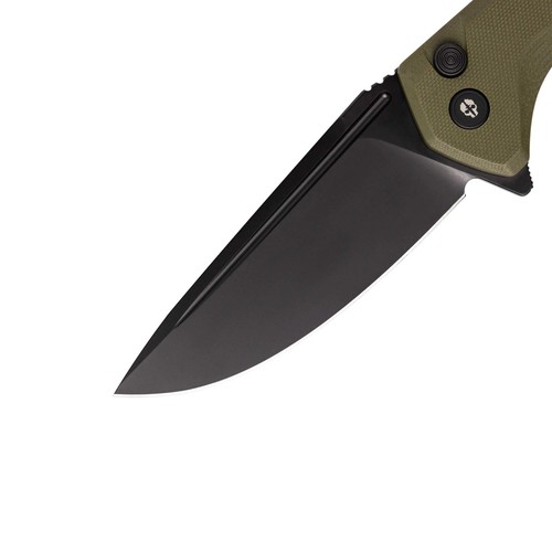 TKTF3GODBK1 Tekto F3 Charlie Button Lock Od Green G10 Handle D2 Plain Od Green - Bild 4 von 10