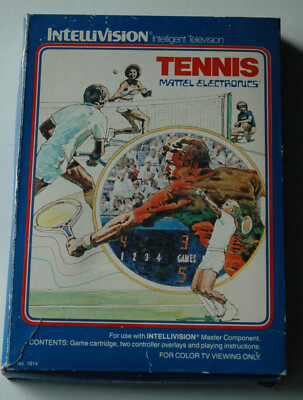 Intellivision - TENNIS - Mattel Electronics 1980 - No. 1814