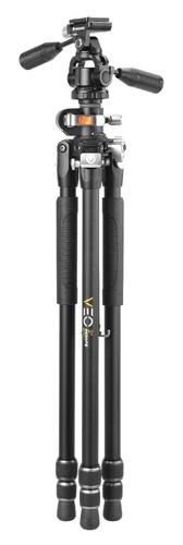 VANGUARD VEO 3+ 263APS PROFESSIONAL ALUMINUM TRIPOD WITH PH38S PAN\TILT HEAD - Picture 2 of 12