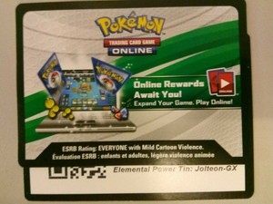 Details About Pokemon Elemental Power Tin Jolteon Gx Online Code Card Ptcgo