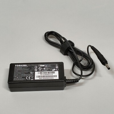 Genuine Toshiba 19V 2.37A 45W Laptop Power Adapter Tip 4.0 X 1.7mm PA5072E-1AC3