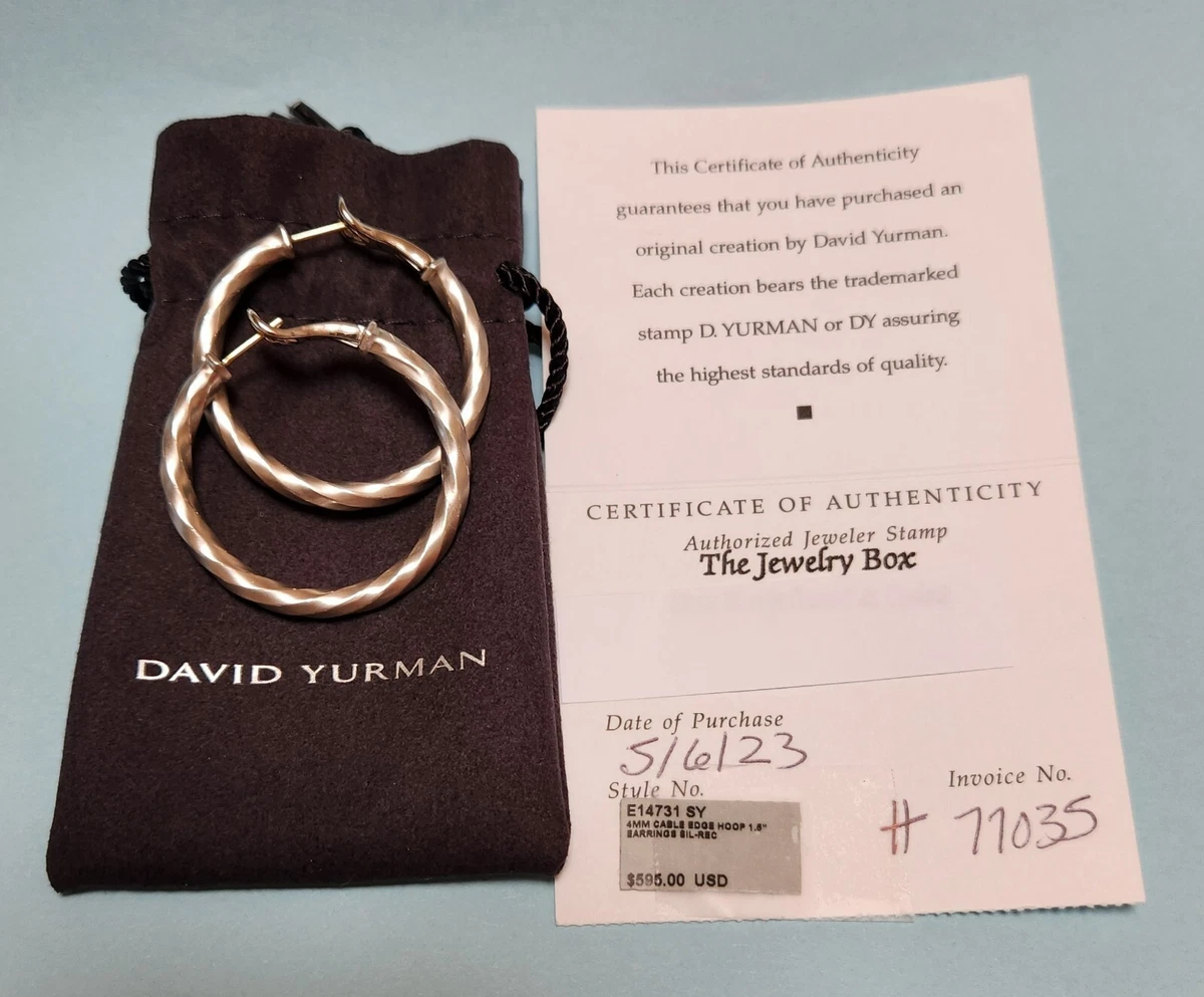 David yurman authenticity card clearance