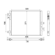 Condensateur Porsche CAYMAN