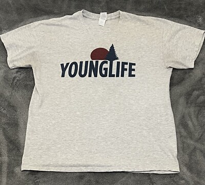 Young Life Camp Tee T-Shirt Gildan Size Large