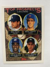 1993 Topps Mike Piazza Carlos Delgado Rookie Card  Los Angeles Dodgers 1.00 Ship