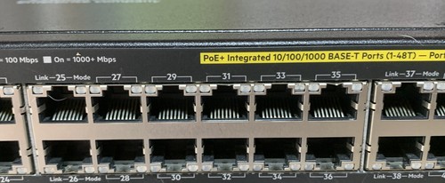 HPE Aruba Networks 2920-48G-PoE+ J9729A 48-Port Managed Gigabit PoE+ Switch - Picture 15 of 16