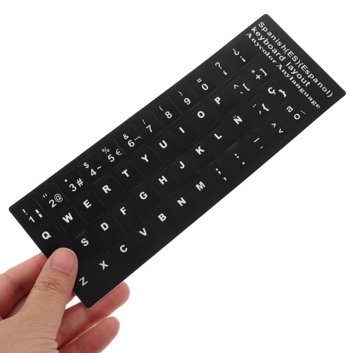 24 Blatt Ersatz-Tastaturaufkleber, spanische Sprachaufkleber, - Bild 3 von 12