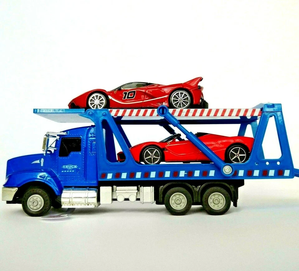 Ferrari FXX-K + LaFerrari Aperta + Combo Transportador de 2 cubiertas 1:43 Bburago XGToys Foto 3 de 4