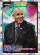 2021 Topps Finest Basketball Atomic Refractor- Dell Curry /299