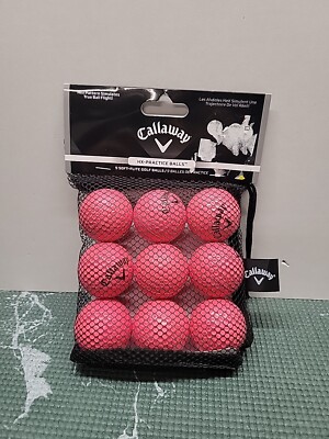 Callaway HX Practice Golf Balls 9 pack Soft Flight Pink