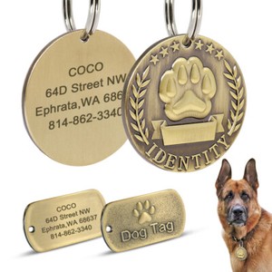 dog tag nameplate