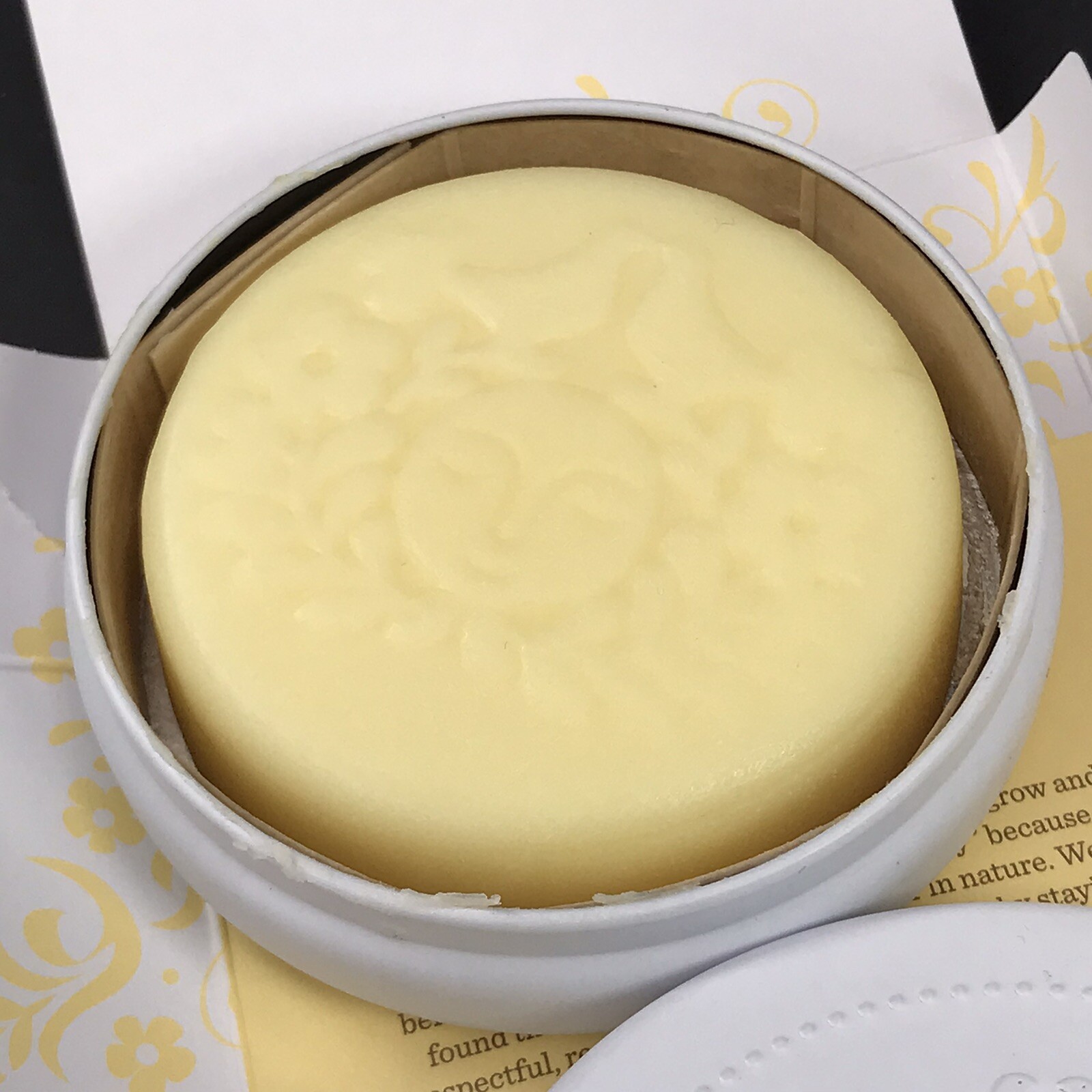 Moon Valley Organics Herbal Lotion Bar Coconut Lemon 1.9 oz NEW