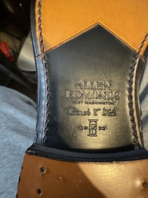 New Allen Edmonds Hopkinson Cap-Toe Oxford Dress Shoe Size  display picture 3