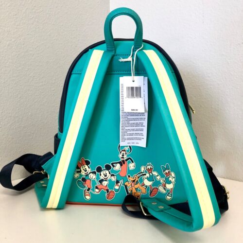 2025 Run Disney Marathon Loungefly Backpack Mickey Chip Dale Goofy Pluto - NEW - Picture 4 of 6