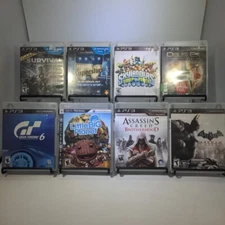 Lot Of 8 PS3 Video Games, Little Big Planet, Deus Ex, Assassin's Creed #ML