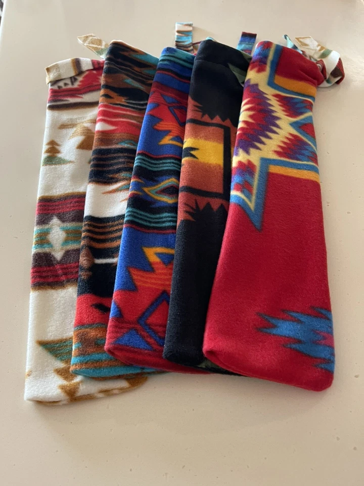 Eagle Flute By Native American Jonah Thompson - A MINOR With Fleece Flute bag - Image 2 of 4