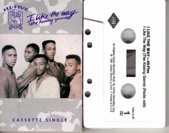 Hi Five 5 I Like The Way Kissing Game 1991 Cassette Tape Single Rap