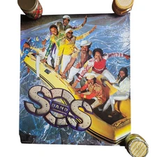 The S.O.S. Band Vintage 1981 Promo Album Poster 23x28 CBS Funk Soul Advert