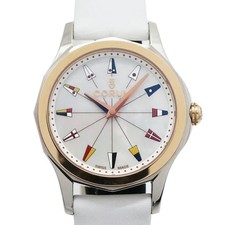 CORUM Admiral's Cup Legend 32 020.100.24/0049PN12 White Shell 32mm K18 Stainless