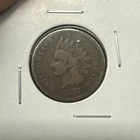 1877 INDIAN HEAD PENNY in VERY NICE  GOOD condition! RARE DATE Hole Filler