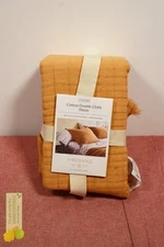 Threshold Double Cloth Quilt Sham Mustard Standard*