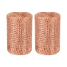 2-pak siatki miedzianej 5 cali x 32,8 stopy, wełna miedziana odporna na rdzę rolka siatki