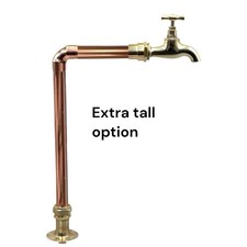 XL Vintage Copper & Brass Tap – Made to Measure Rustic Kitchen/Bathroom