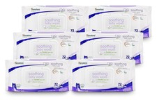 Soothing Baby Calming Wipes for Soft, Clean, and Sensitive Skin,72 wipes 6 pack