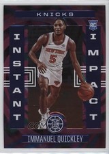 2020-21 Panini Illusions Instant Impact Pink 5/25 Immanuel Quickley #17 11ao