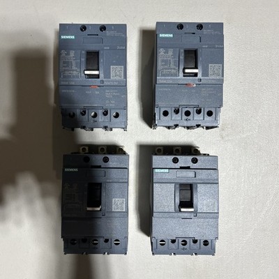 Siemens 3VA4150-5ED34-0AA0 Circuit Breaker 3P/50A/480V New No Box Lot of 4 Items