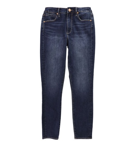 Articles of Society Damen High Waist Skinny Fit Jeans, Blau, 26