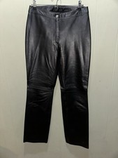 Vintage 90s Michael Hoban North Beach Leather Black   Gotta Hot Date  Pants Sz 8