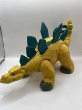 Fisher-Price Imaginext Yellow Dinosaur Toy Stegosaurus Heavy Duty 15" Toy 2011