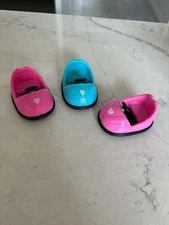 Barbie Doll CHELSEA CLUB ~ Carnival Playset 3 REPLACEMENT BUMPER CARS Pink Blue