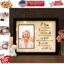Sympathy Gift: 4x6 LED Shadow Box with Poem - Comfort for Grieving Hearts