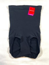 NWT SPANX Women's S High-Waisted Mid-Thigh Shaping Shorts 10398R Black