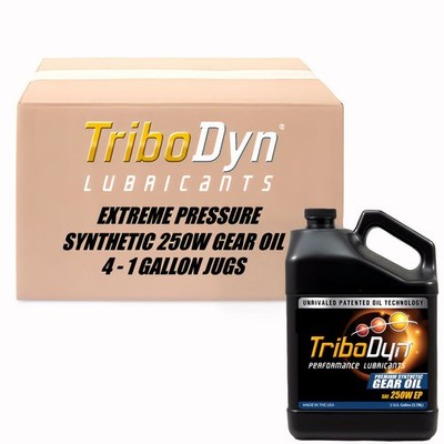 TriboDyn 250W EP Synthetic Gear Oil SAE 250 w/ Ceramic Coating API GL-5 - 4 GAL