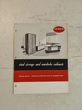 Vintage 1958 Penco Metal Products Steel Storage And Wardrobe Cabinet Brochure 