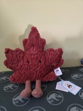 *JELLYCAT X CANADA INDIGO* - Amuseables Maple Leaf Exclusive Brand New W/Tags